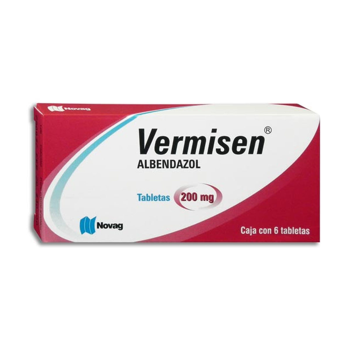 VERMISEN 6 TAB 200 MG