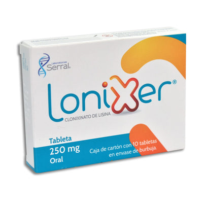 Lonixer 250 mg Tabletas C10 (Clonixinato de Lisina) Serral