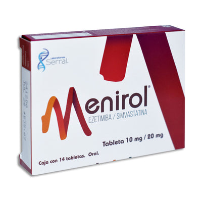 Menirol 10/20 mg Tabletas C10 (Ezetimiba / Simvastatina) Serral