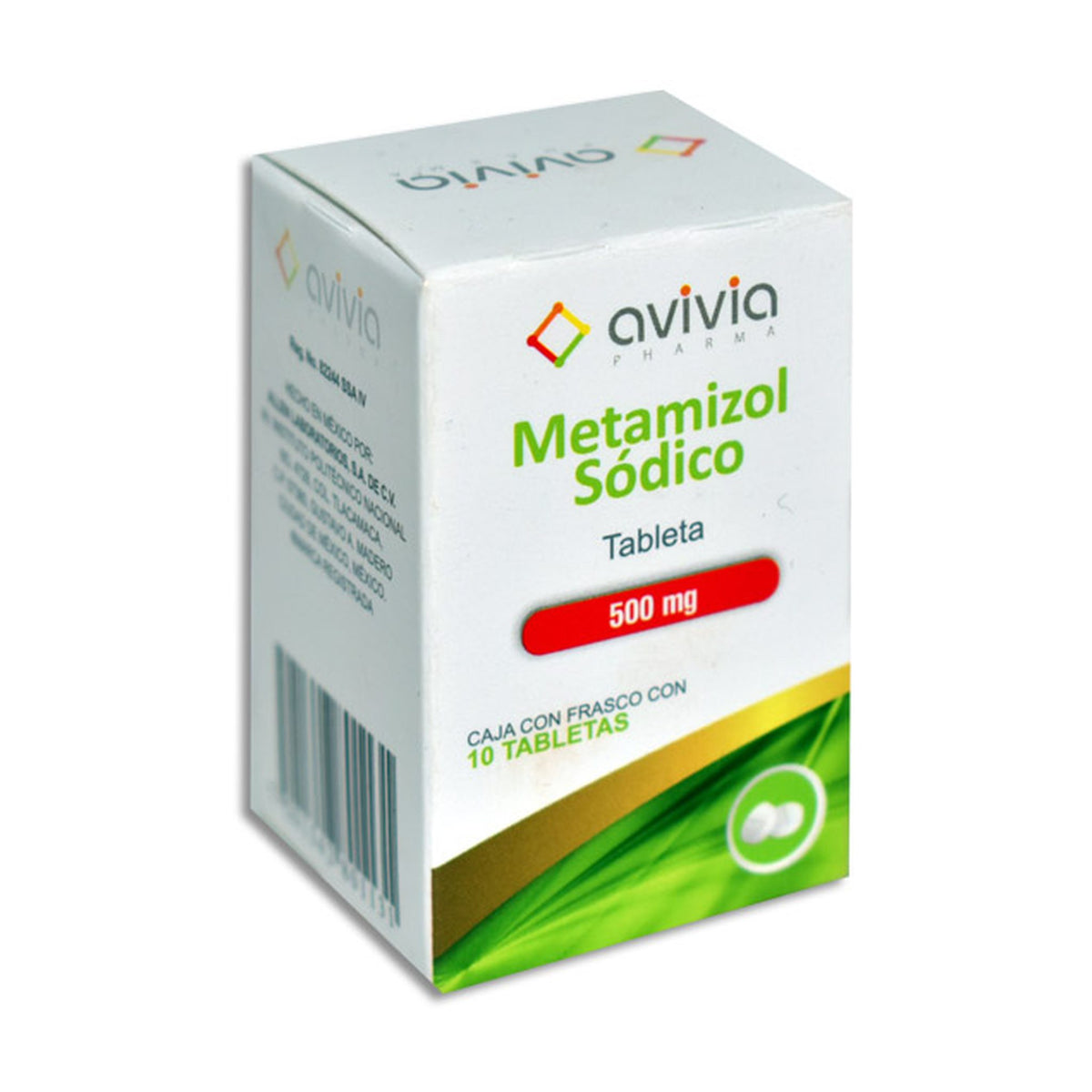 METAMIZOL SODICO 10 TAB 500 MG