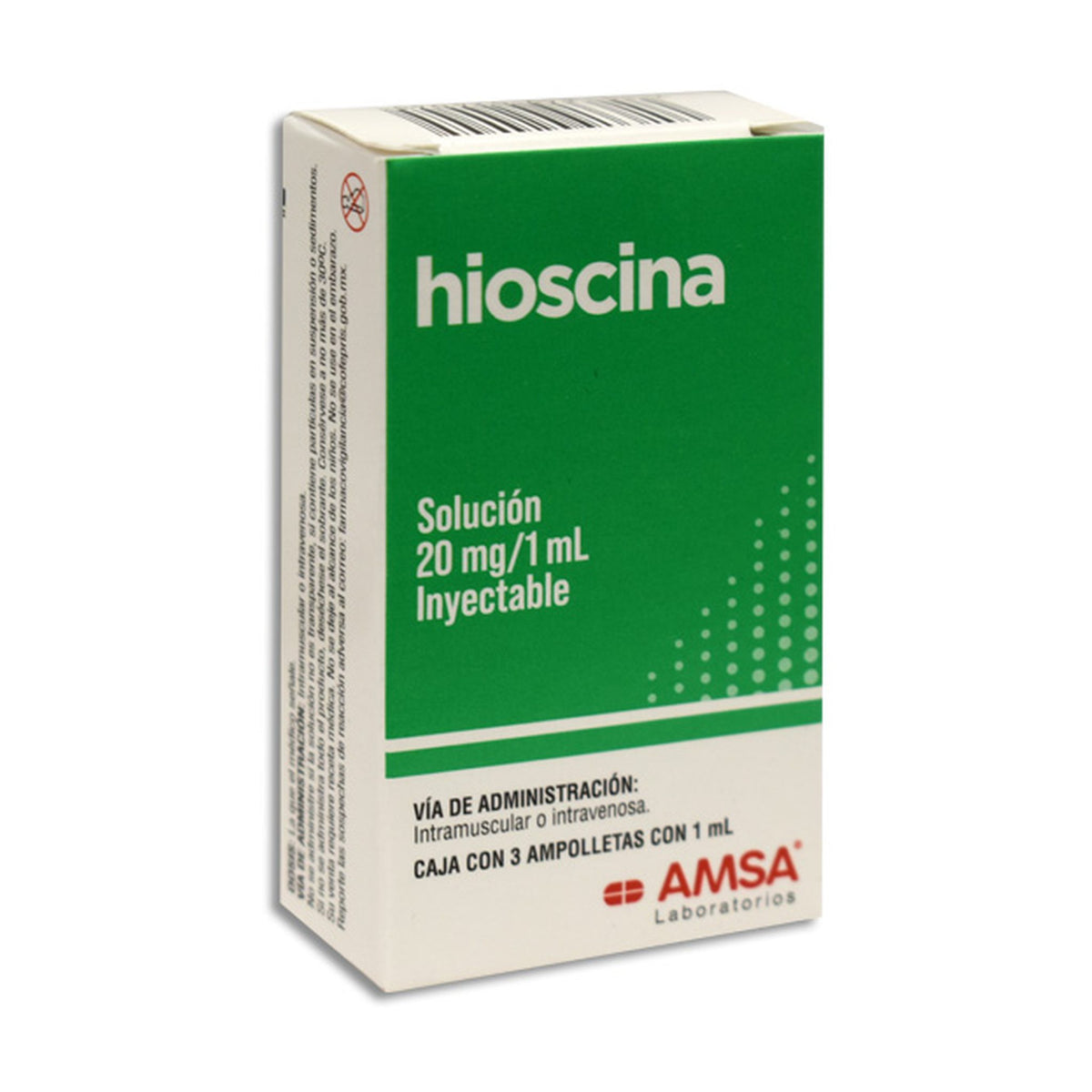 BUTILHIOSCINA 3 AMP 20 MG/1 ML