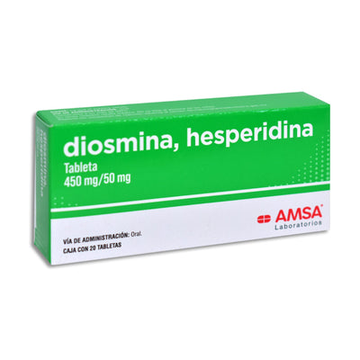 Diosmina Hesperidina 450/50 mg (Diosmina / Heperidina) AMSA