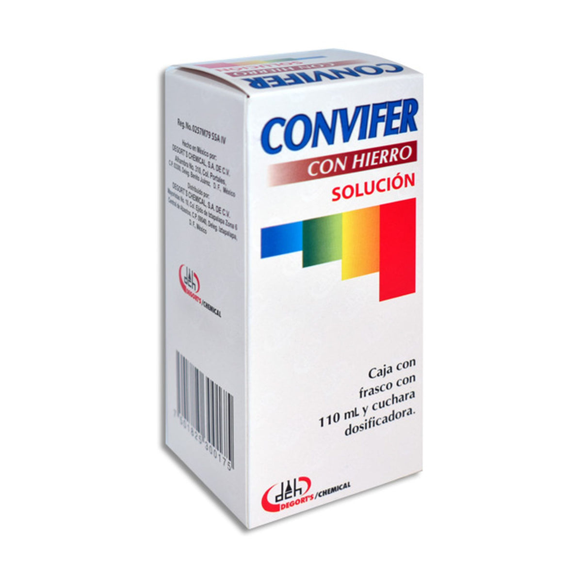 CONVIFER C/HIERRO 1 SOL 3/.2/.1MG/110 ML