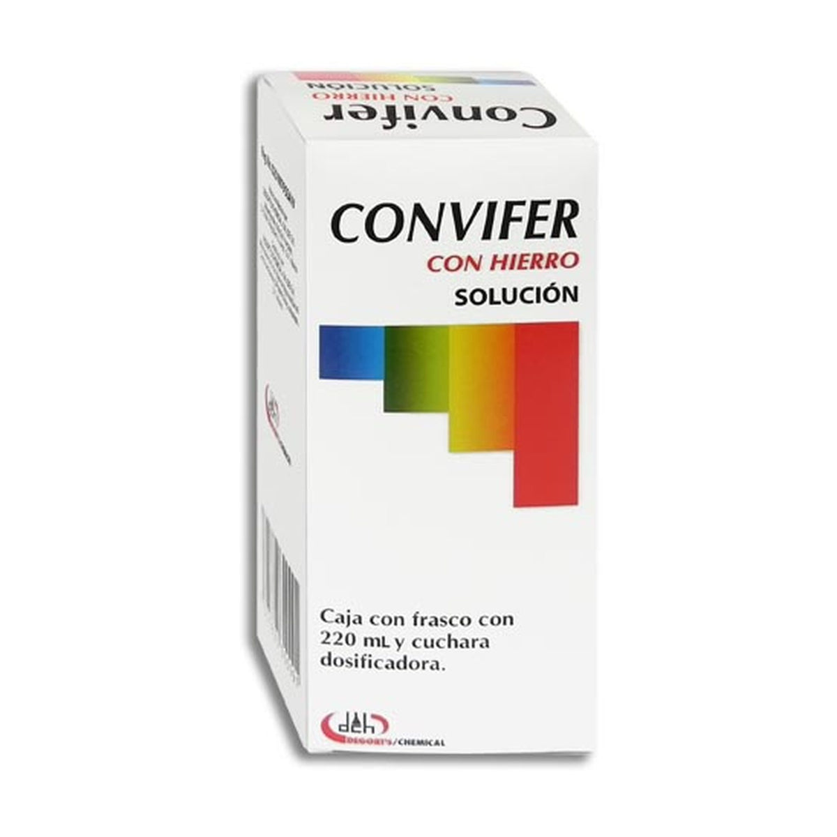 CONVIFER C/HIERRO 1 SOL 2.09/3MG/220 ML