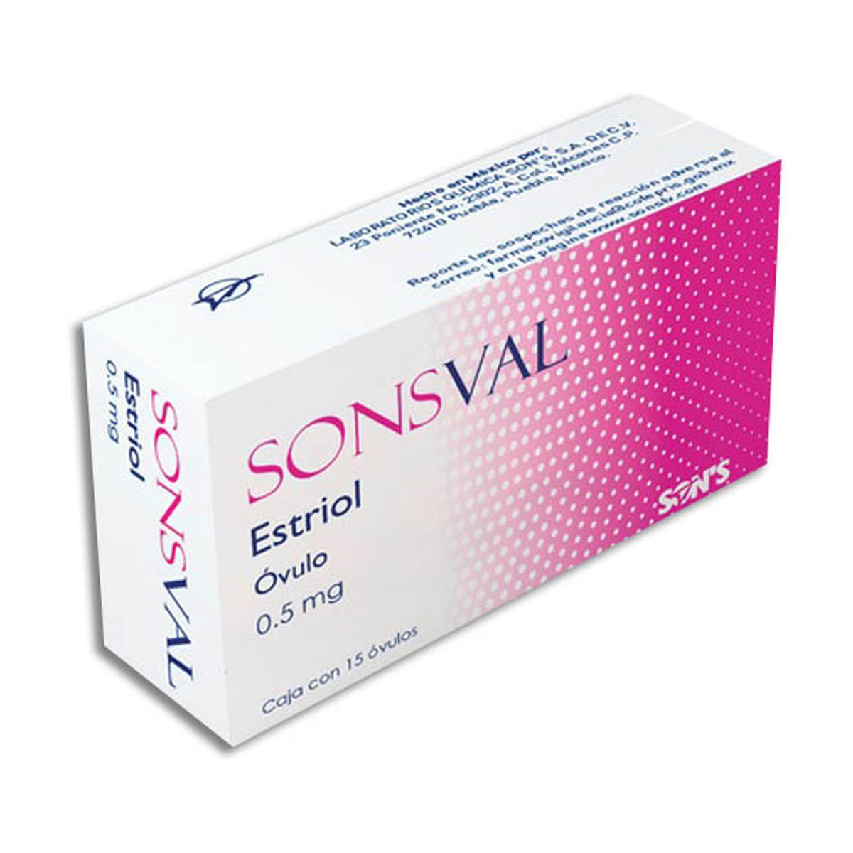 SONSVAL .5 MG 15 OVULOS