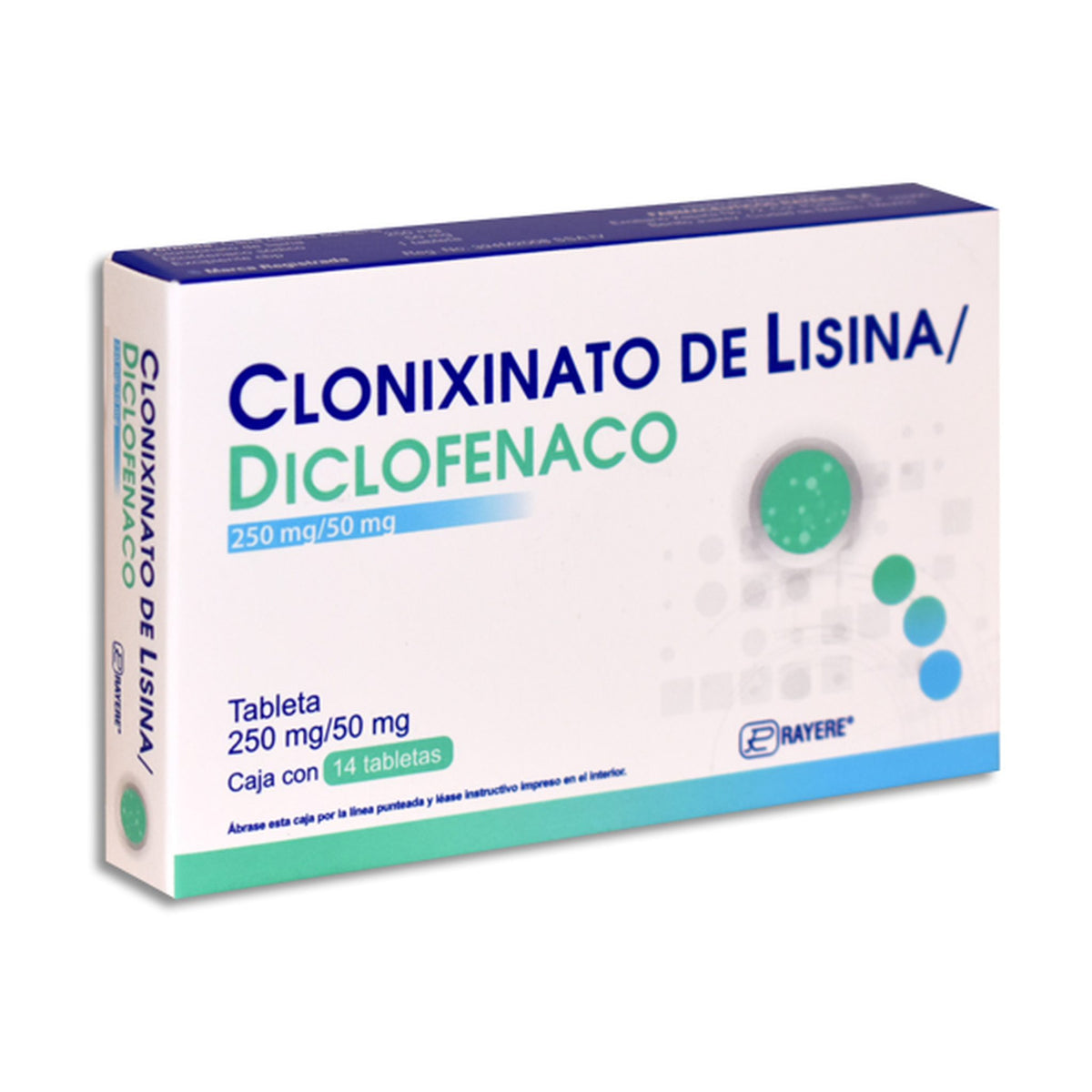 CLONIXINA - DICLOFENA 14 TAB 250/50 MG