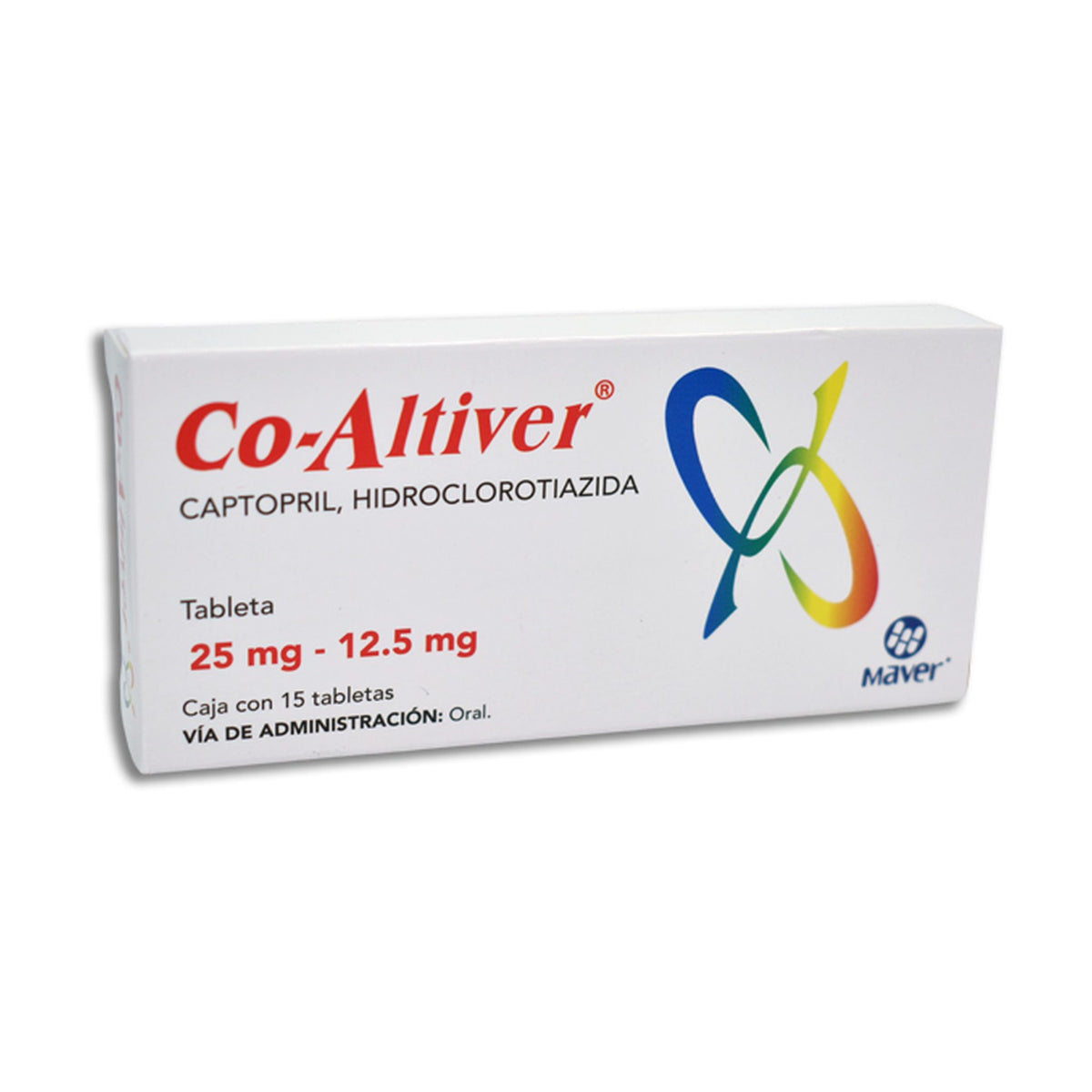 CO-ALTIVER 15 TAB 25/12.5 MG