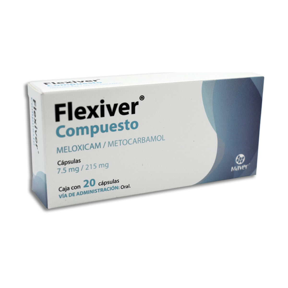 FLEXIVER COMPUESTO 20 CAPS 215/7.5 MG