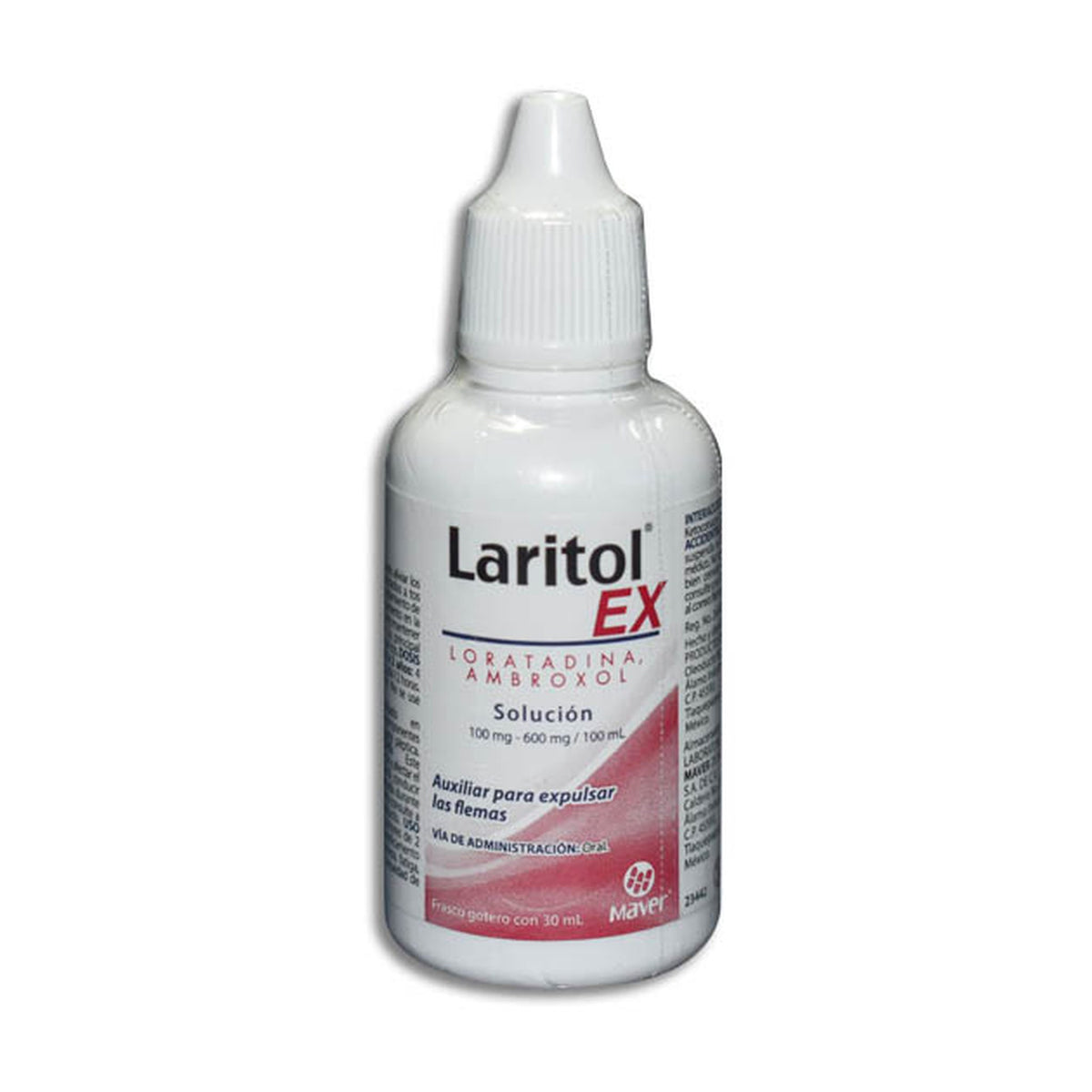 LARITOL EX 1 SOL 600/100MG/30 ML