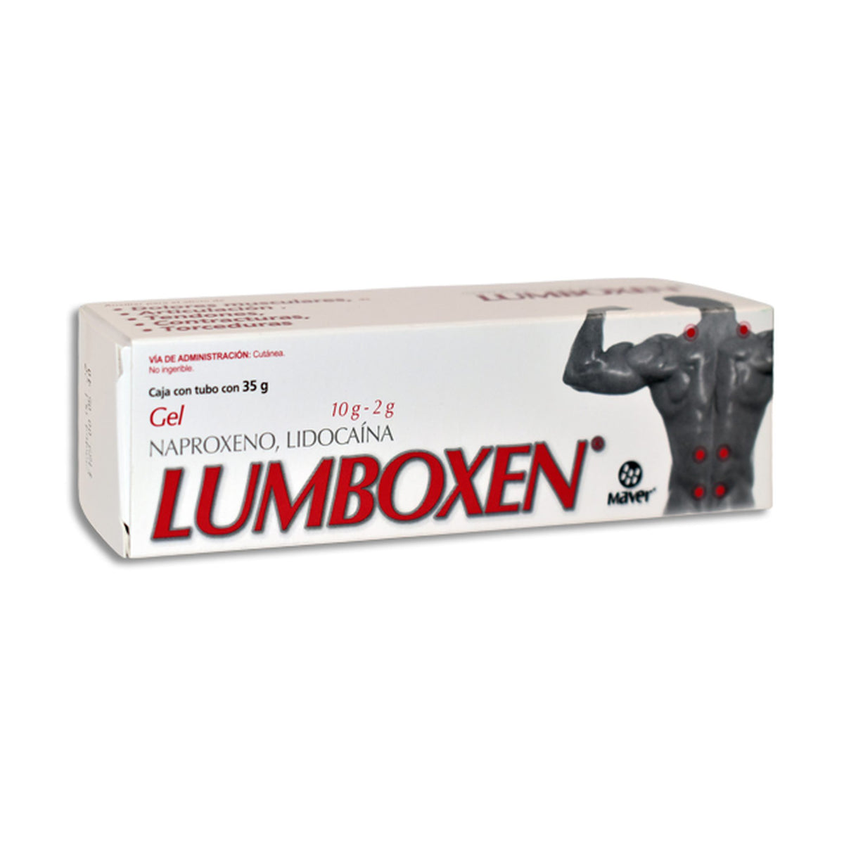 LUMBOXEN ROJO 1 GEL 10/2/35 G