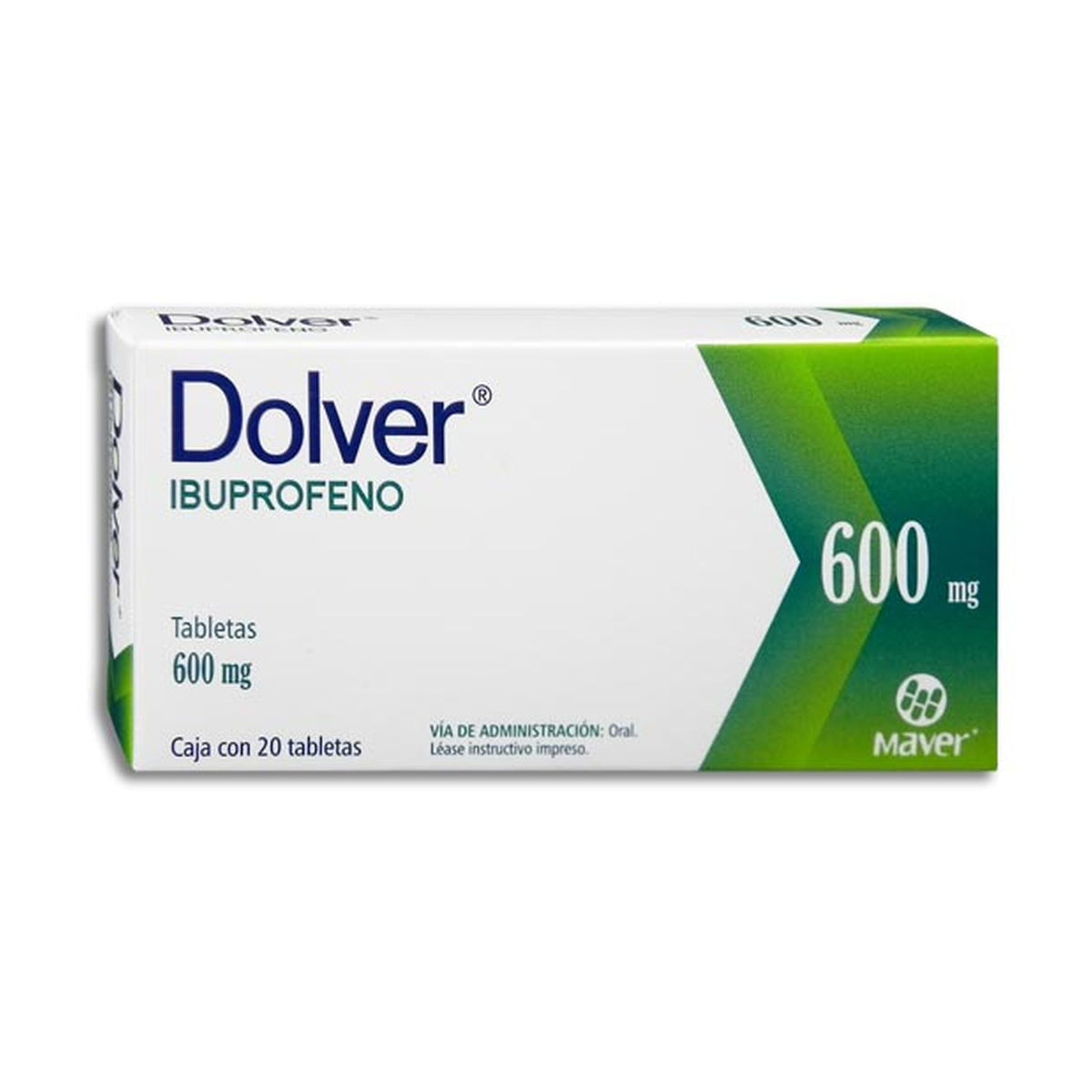 DOLVER 20 TAB 600 MG