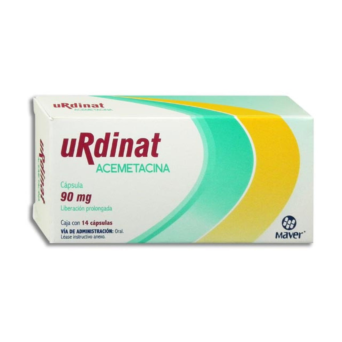 URDINAT 14 CAPS 90 MG