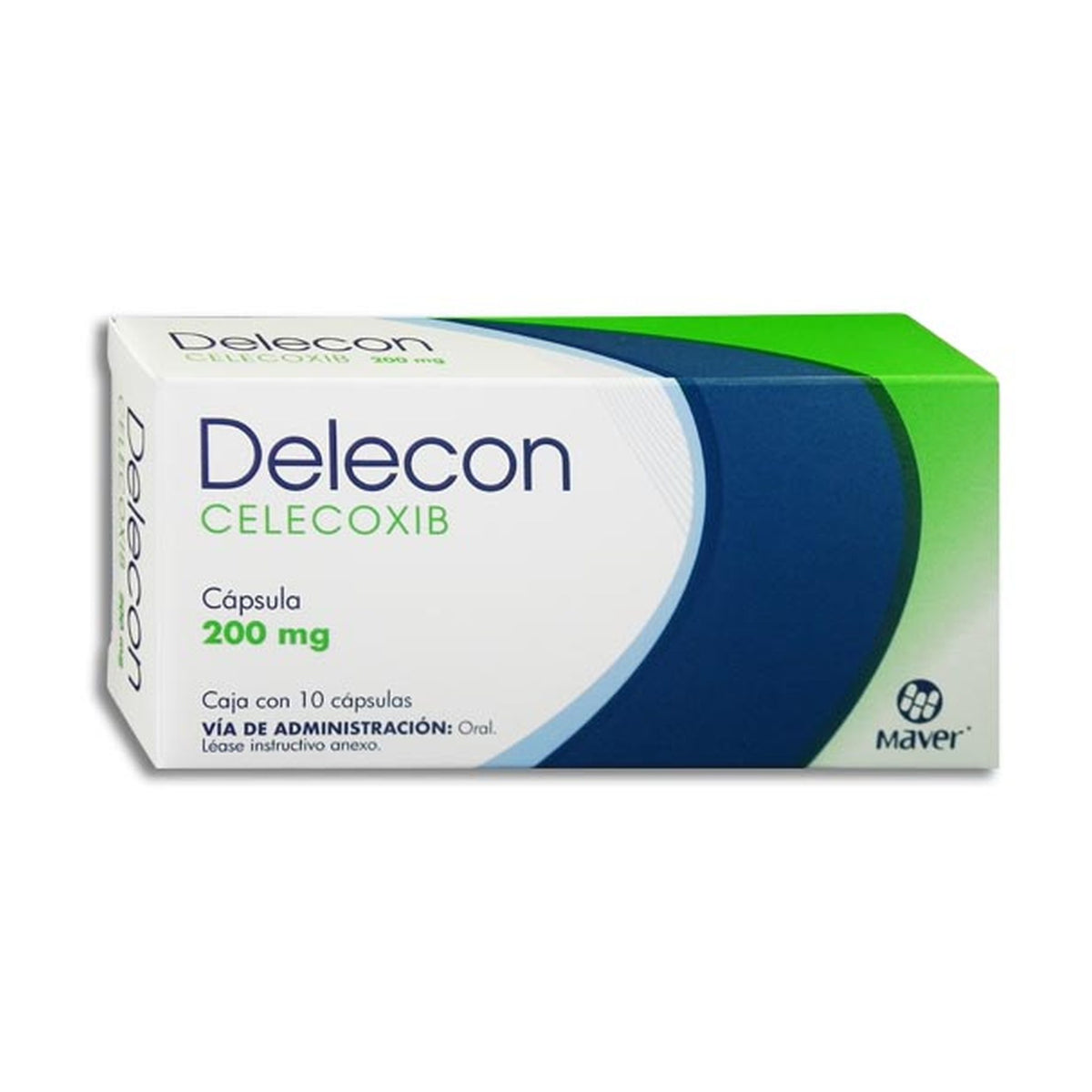 DELECON 10 CAPS 200 MG