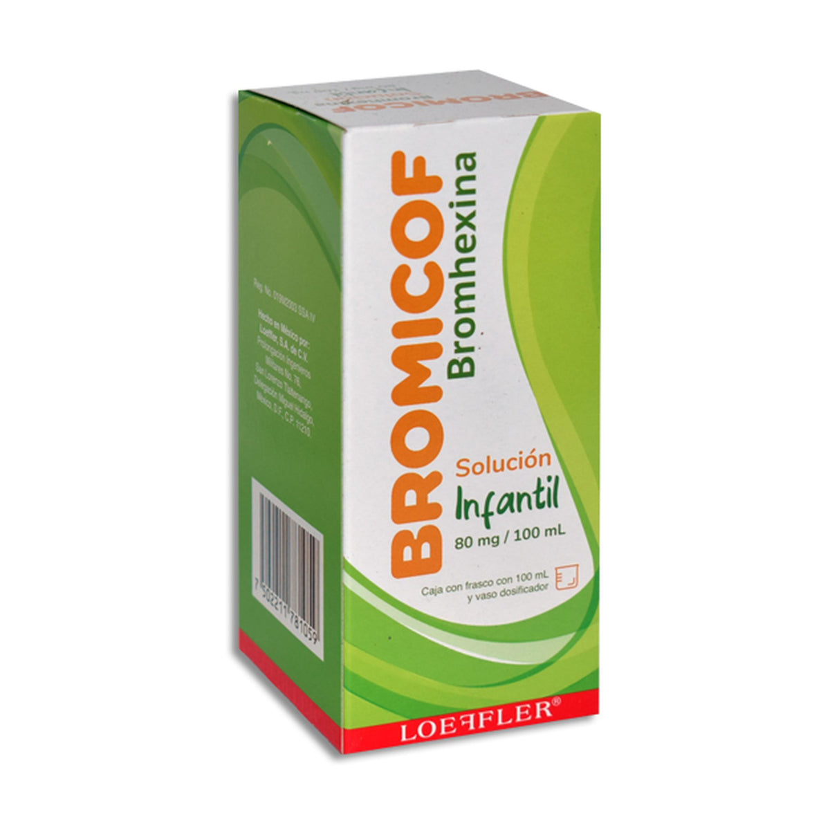 BROMICOF INF. 1 SOL 80MG/100 ML