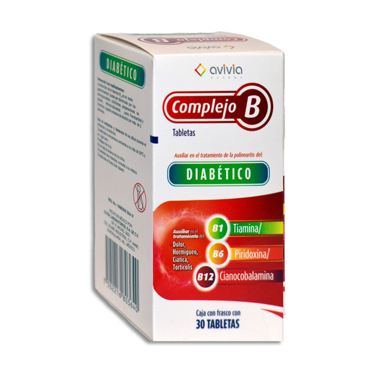 COMPLEJO B DIABETICO 30 TAB 100/5/.05
