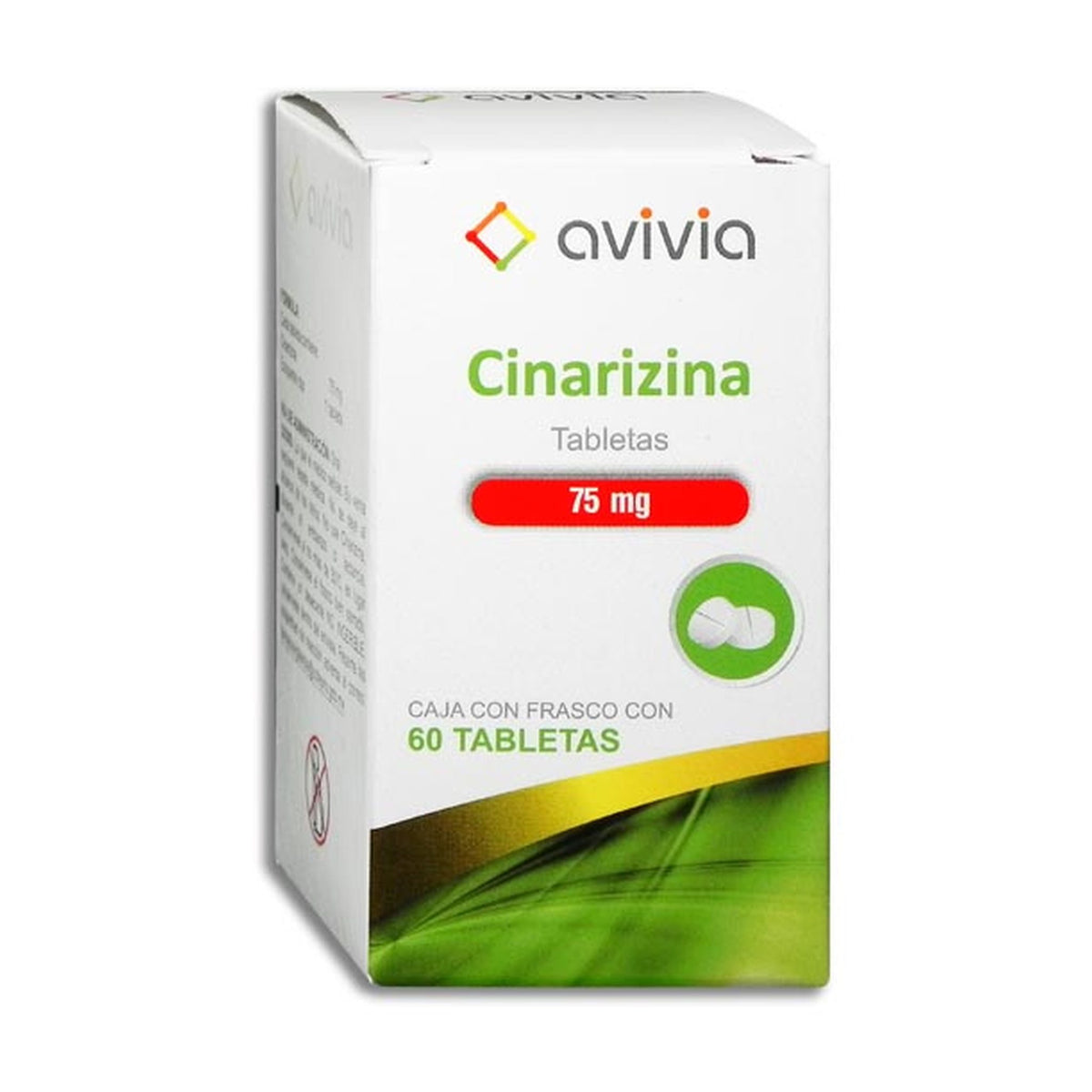 CINARIZINA 60 TAB 75 MG