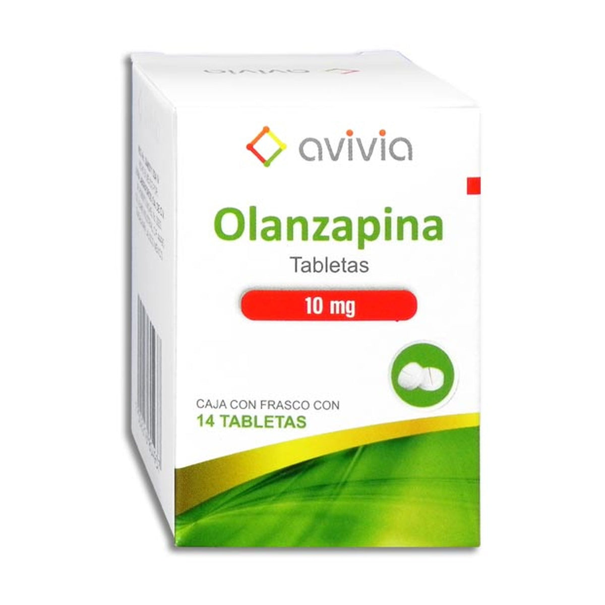 OLANZAPINA 14 TAB 10MG