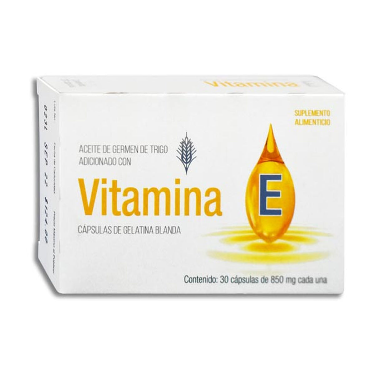 VITAMINA E-500 30 CAPS 850 MG