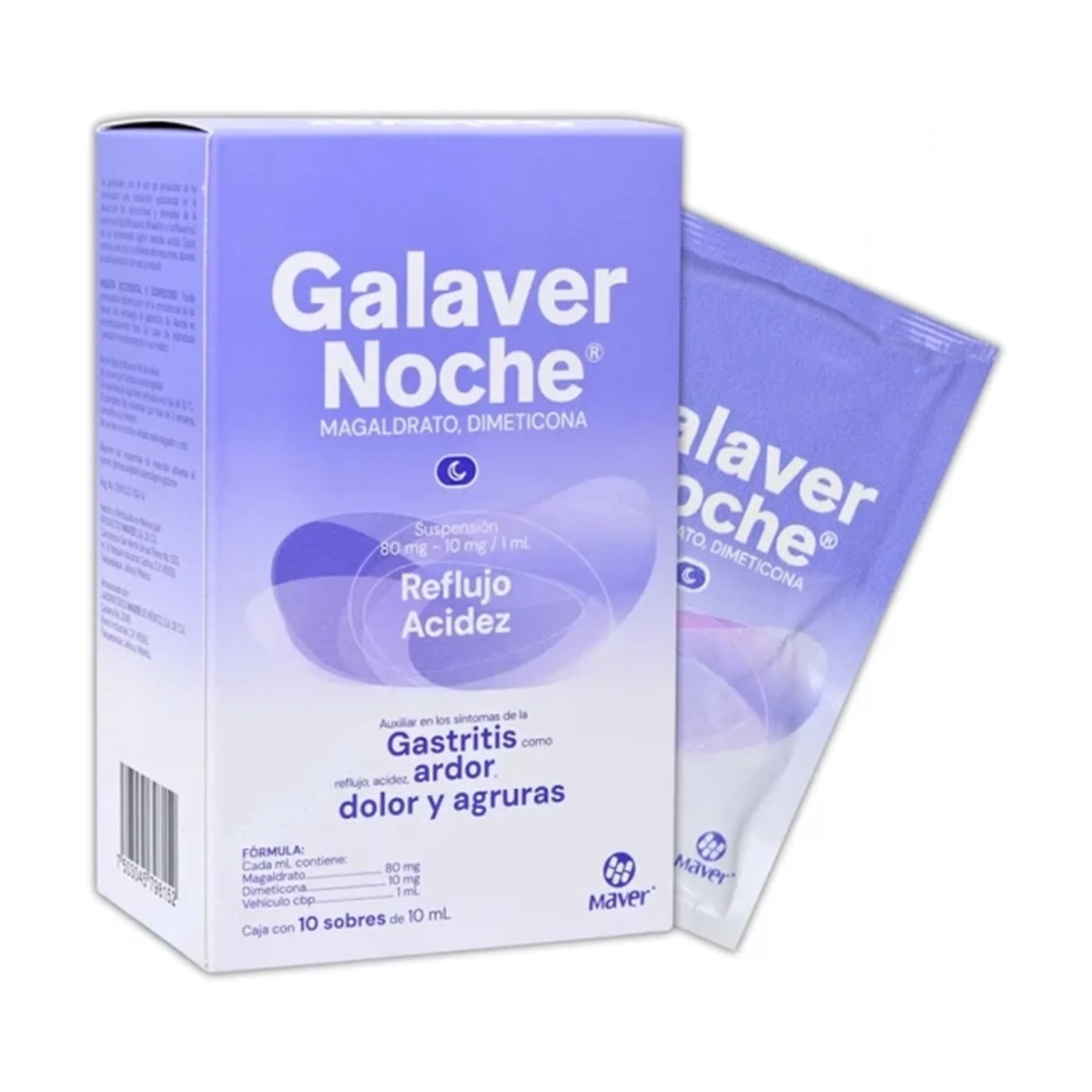 GALAVER NOCHE SUSP 10 SOB 80MG/10MG/10ML