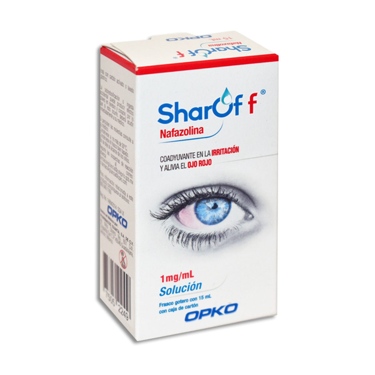 SHAROF F NAFAZOLINA 1 SOL 1MG/15 ML