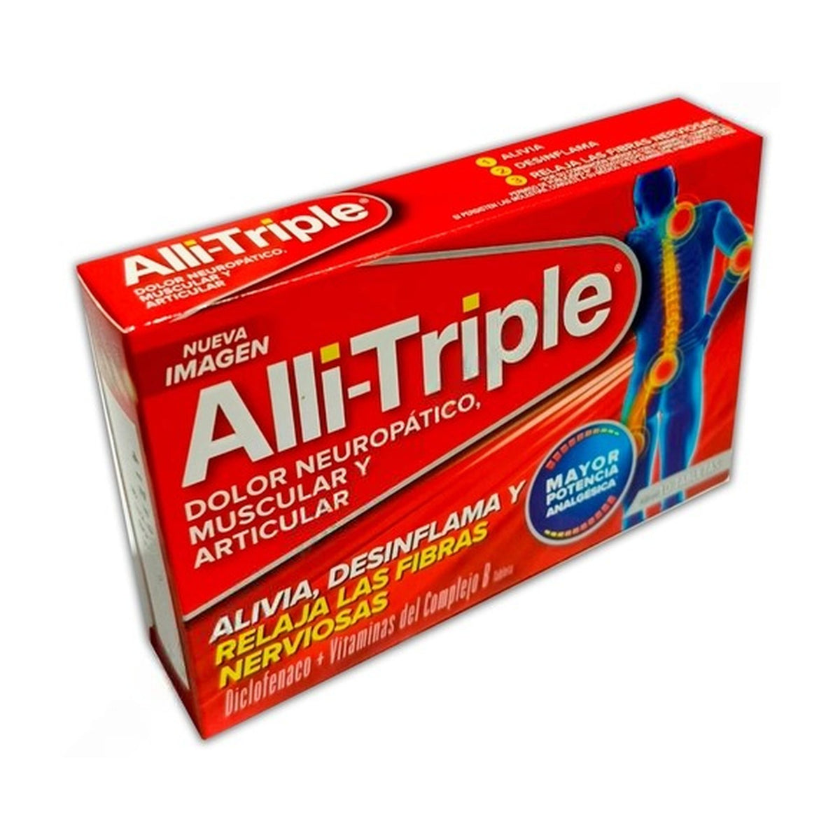 ALLI-TRIPLE 10 TAB 50/.25/50/50 MG