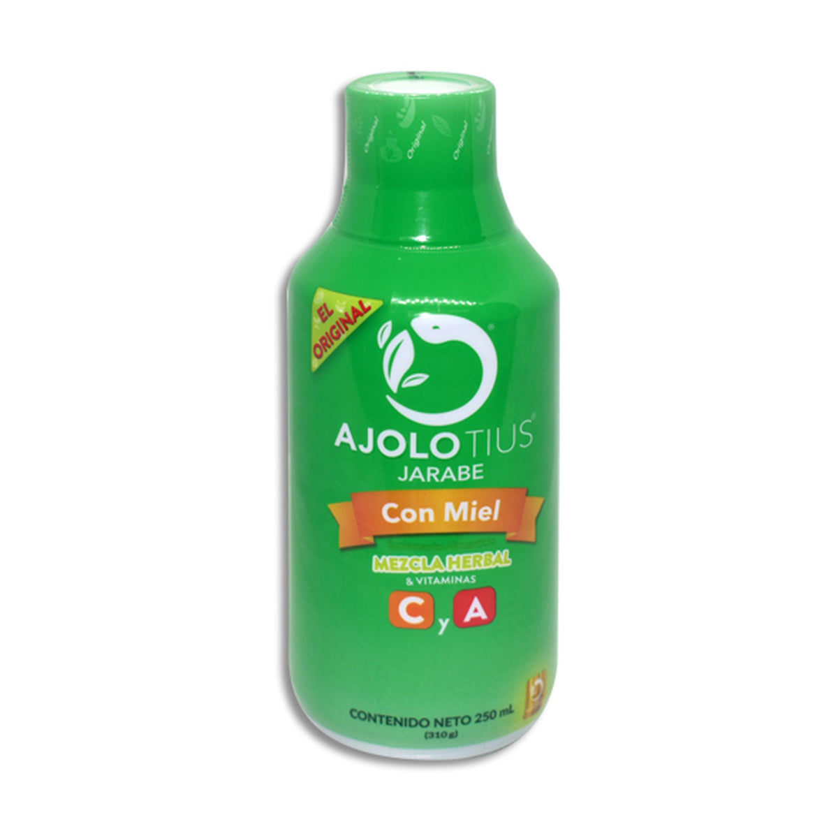 AJOLOTIUS JARABE CON MIEL 1 JBE 250 ML