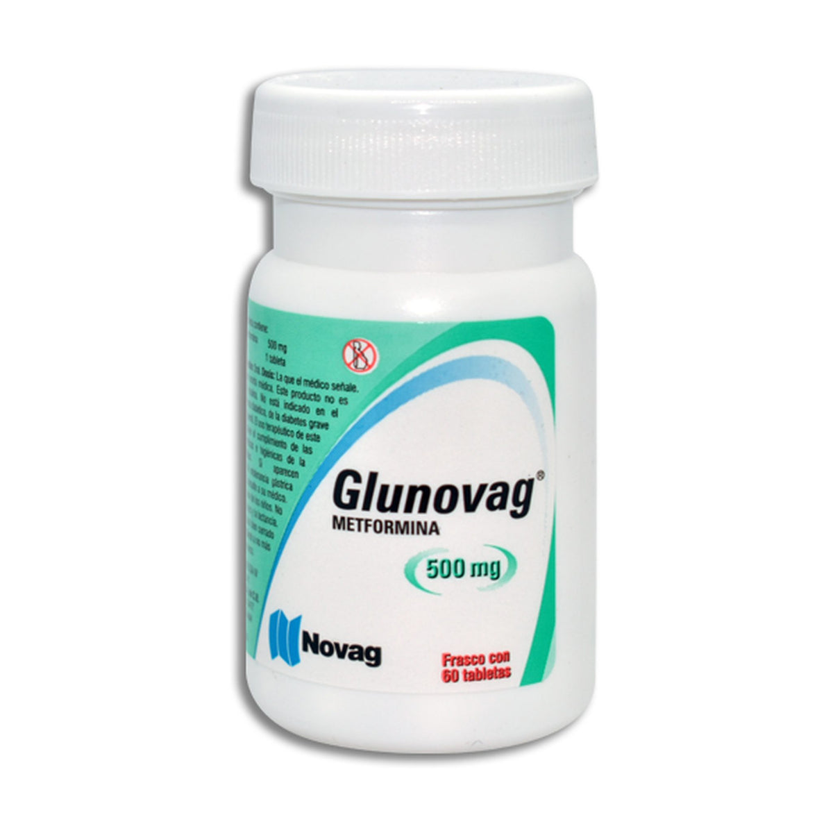 GLUNOVAG 60 TAB 500 MG