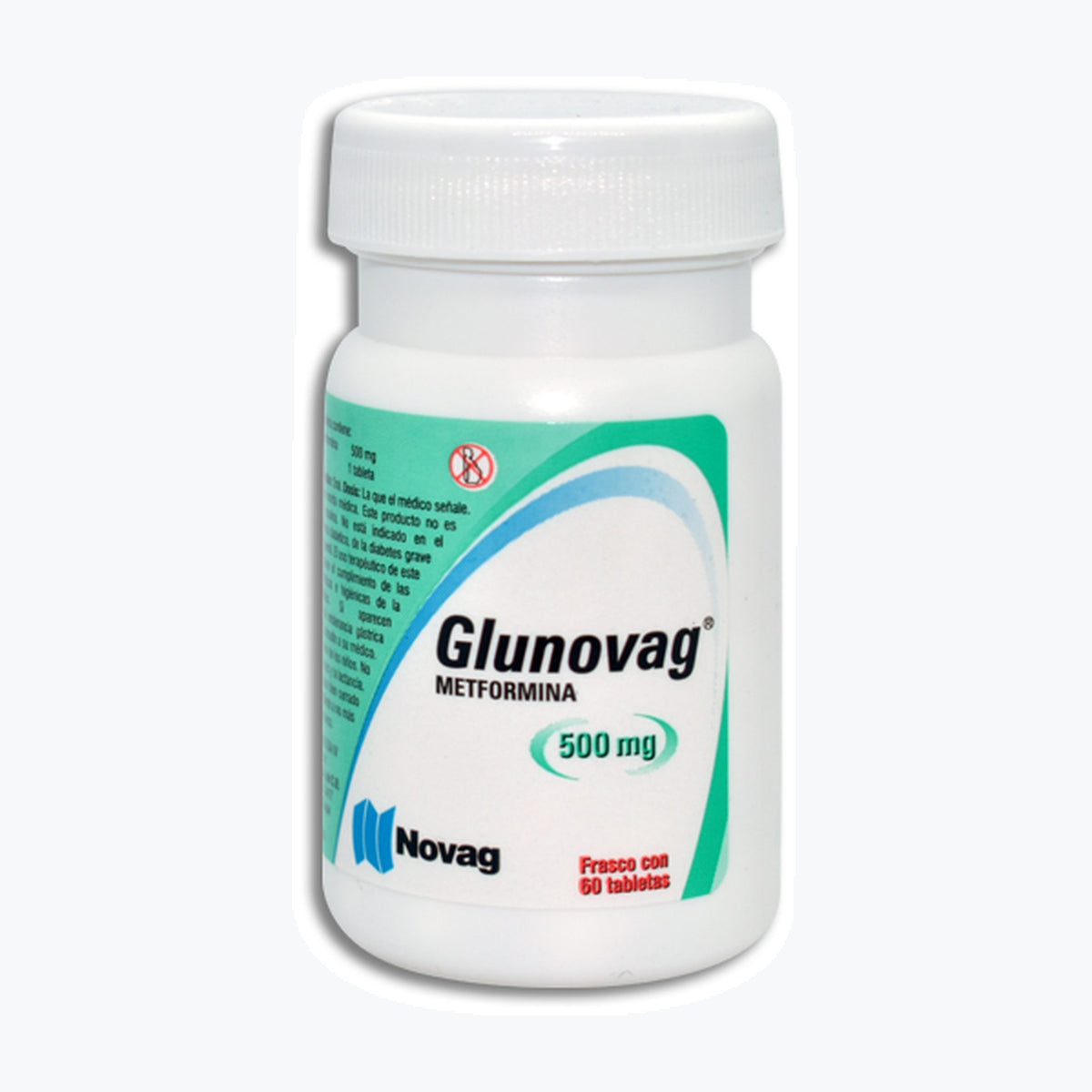 GLUNOVAG 60 TAB 500 MG