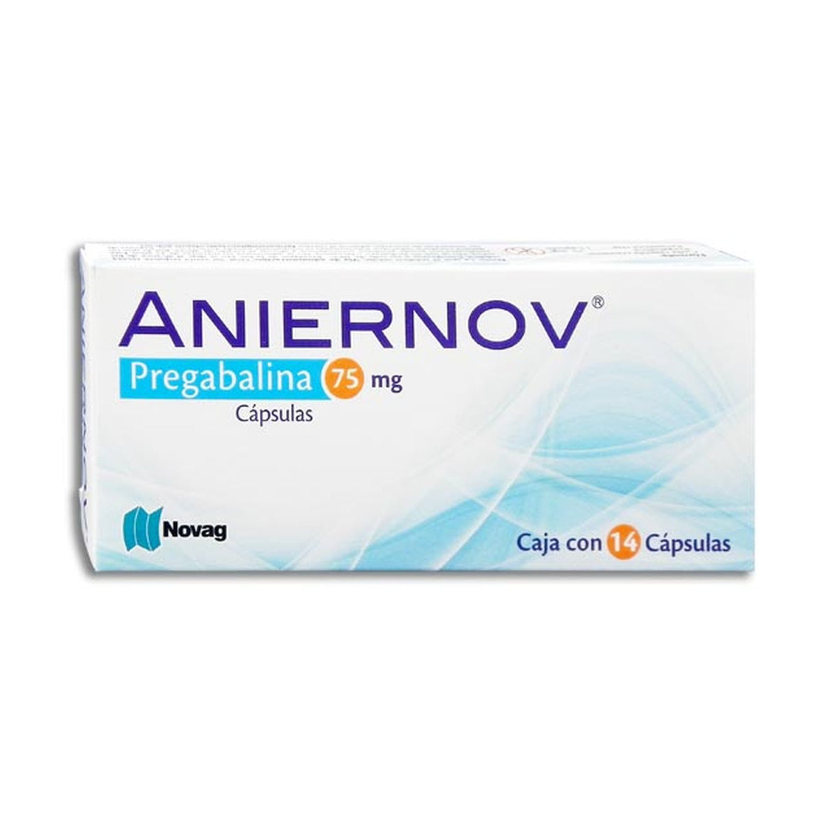 ANIERNOV 14 CAPS 75 MG