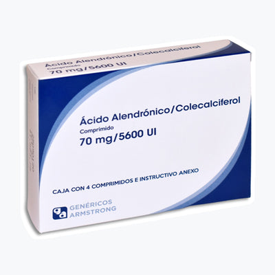 Acido Alendronico Colecalciferol 70mg/5600U Tabletas C4 Loeffler
