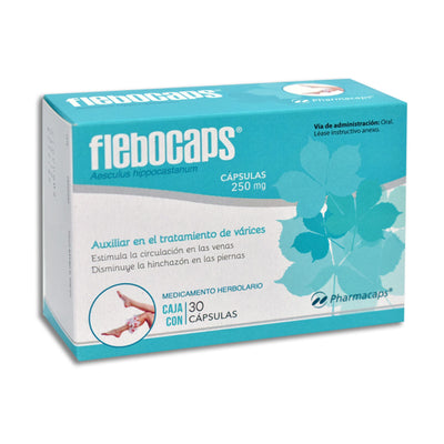 Flebocaps 250mg Capsulas C30 (Castaño de Indias) Pharmacaps