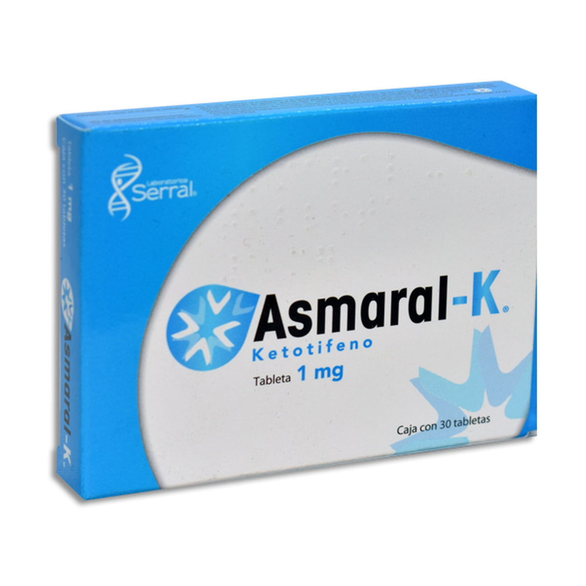 Asmaral-K 1 mg Tab C30 (Ketotifeno) Serral