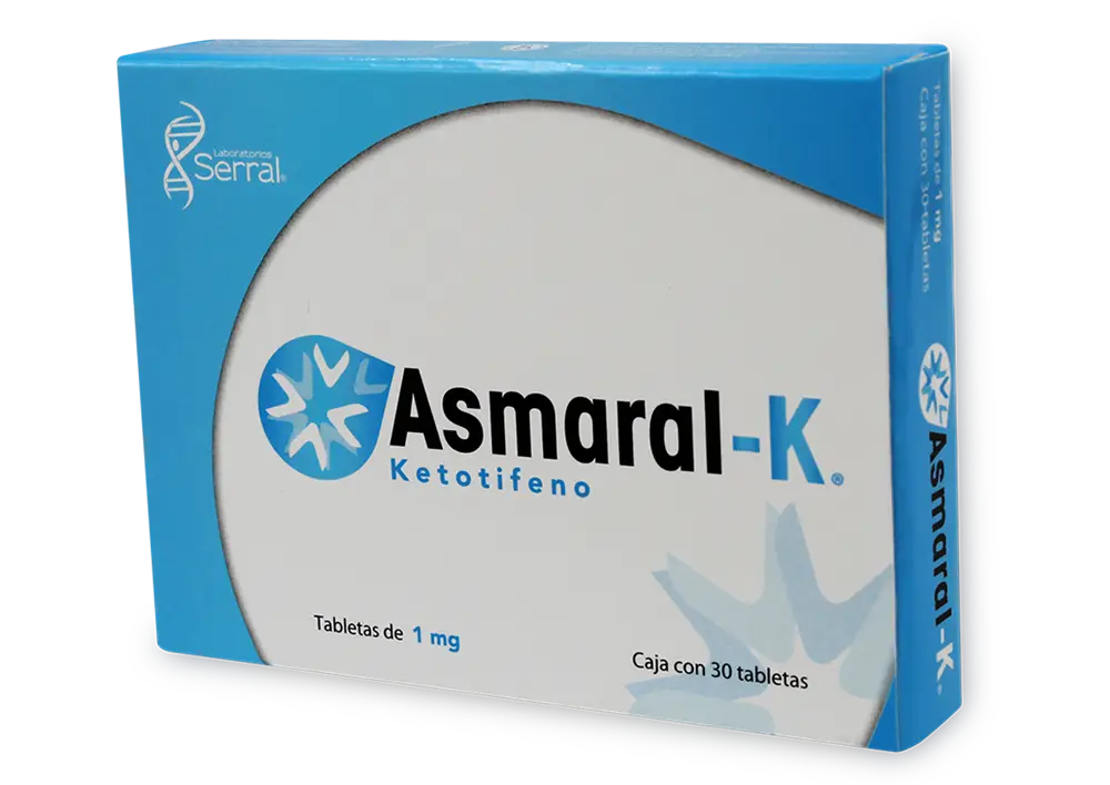 Asmaral-K 1 mg Tab C30 Ketotifeno (QUIFA)