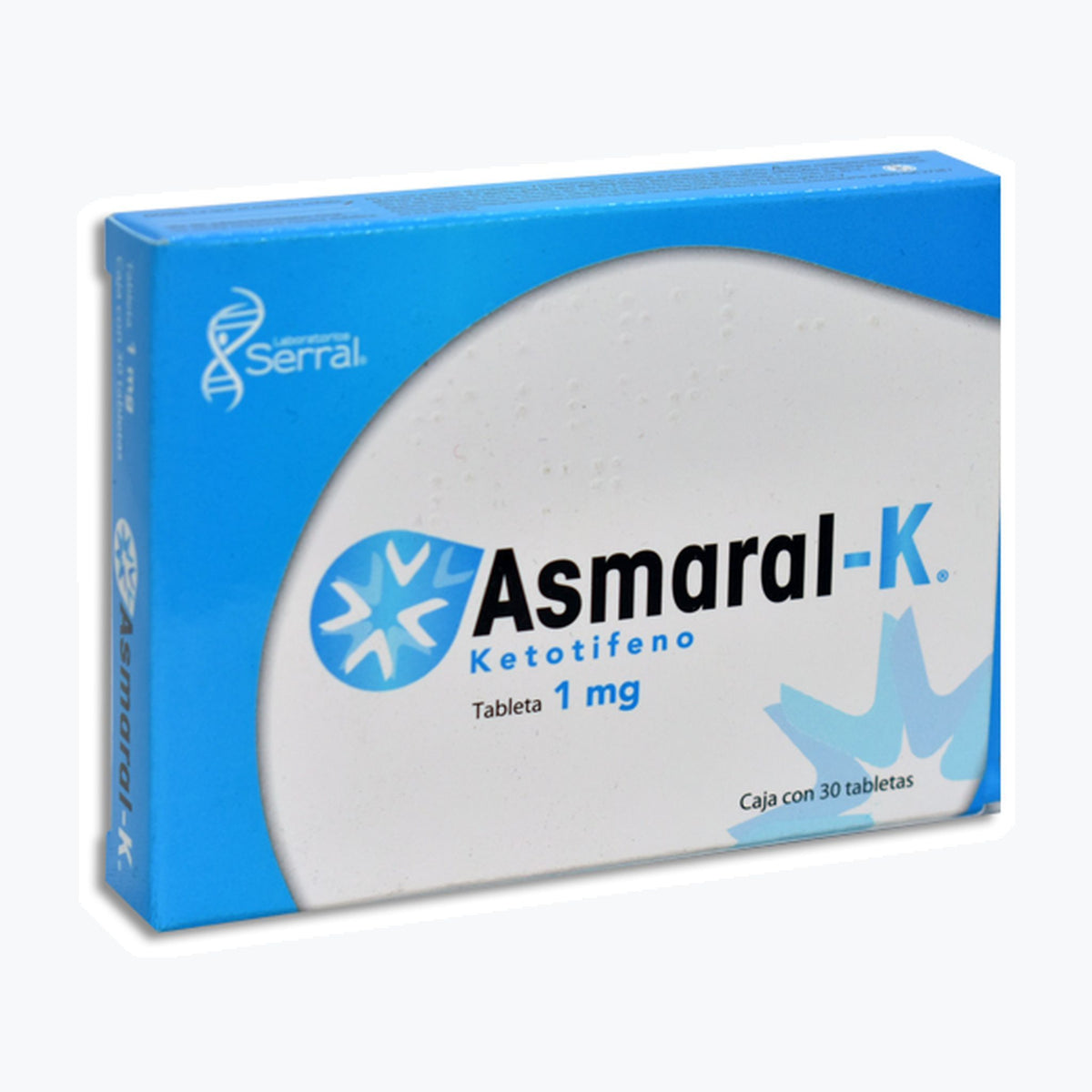 Asmaral-K 1 mg Tab C30 (Ketotifeno) Serral