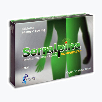 SERRALPINA COMPUESTA 10 TAB 10/250 MG