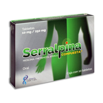 SERRALPINA COMPUESTA 10 TAB 10/250 MG