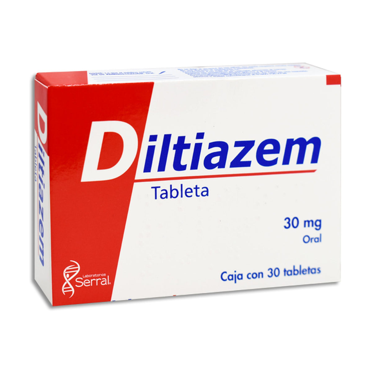 Diltiazem 30 mg Tabletas C30 (Diltiazem) Serral