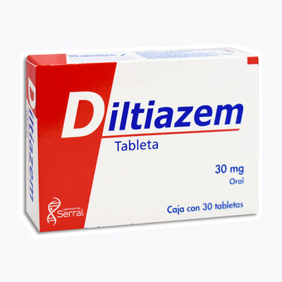 Diltiazem 30 mg Tabletas C30 (Diltiazem) Serral