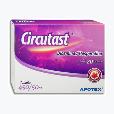 Circutast 50/450 mg Tabletas C20 (Hesperida / Diosmina) Apotex