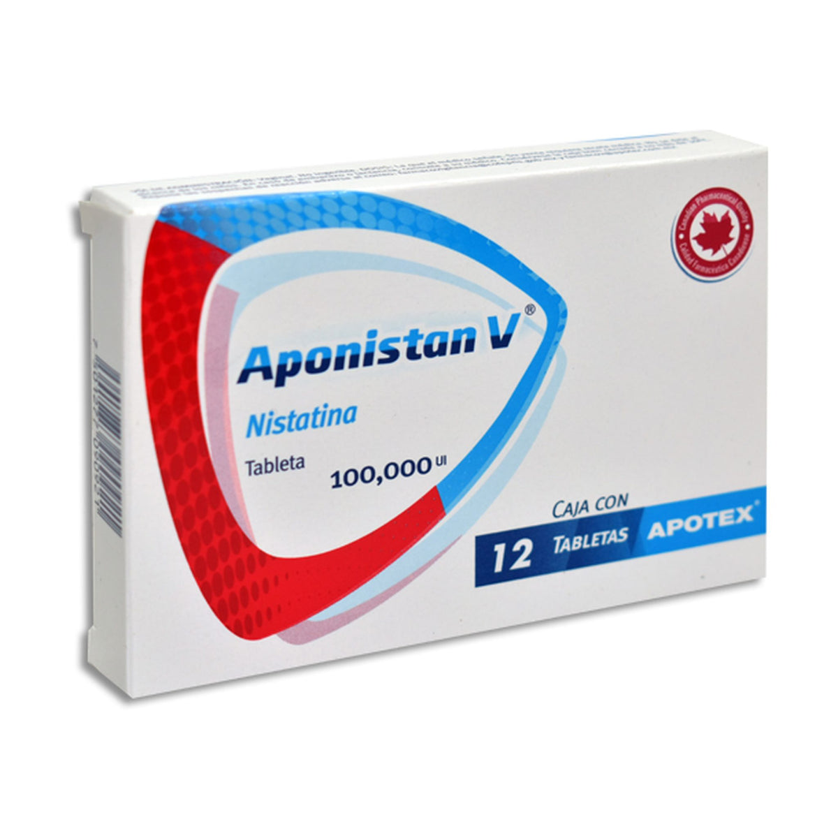 Aponistan V 100 000 UI Tabletas Vaginales C12 (Nistatina) Apotex