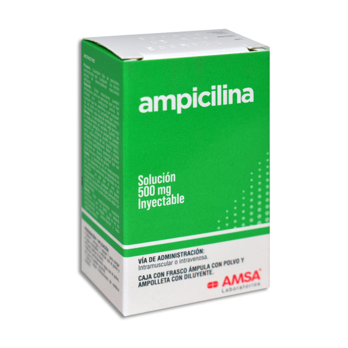 AMPICILINA 1 FA 500MG/2 ML