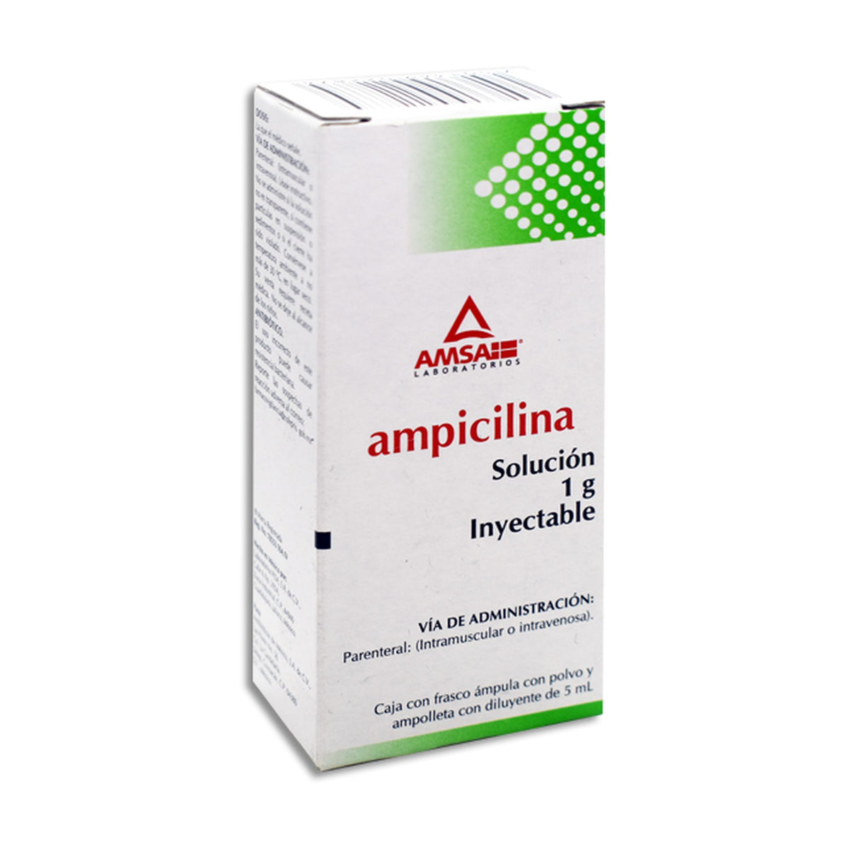 AMPICILINA 1 FA 1G/5 ML