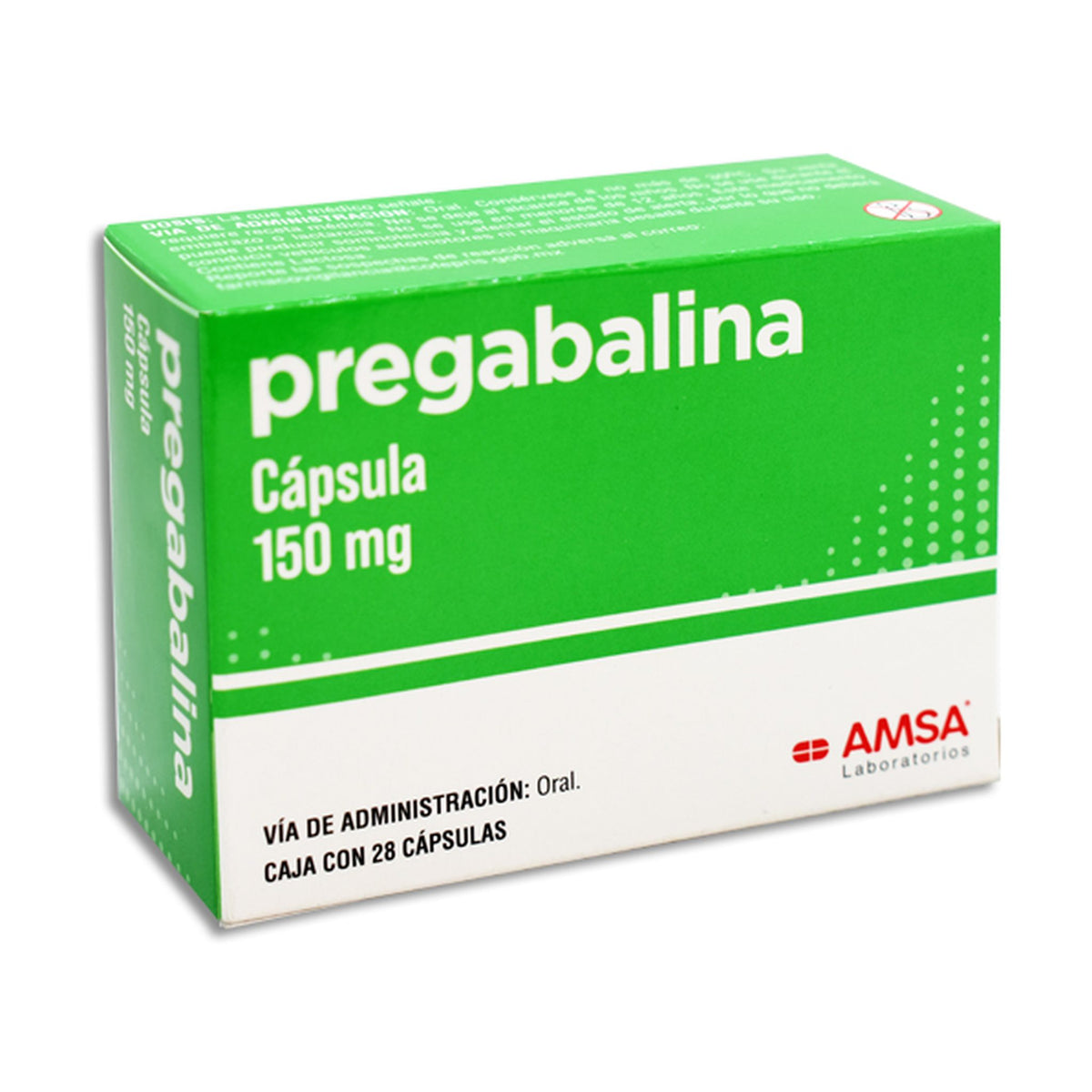 PREGABALINA 28 CAPS 150 MG