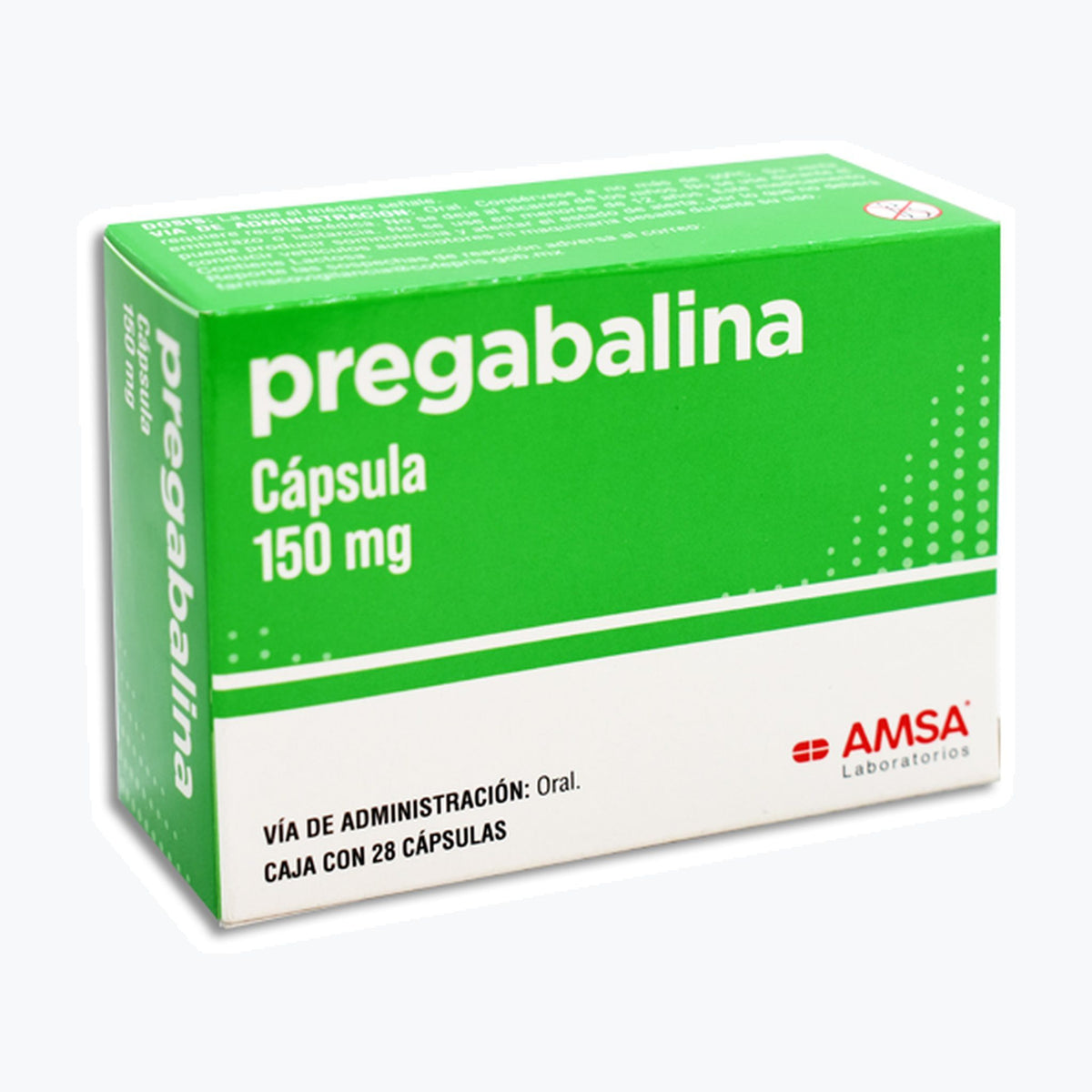 PREGABALINA 28 CAPS 150 MG
