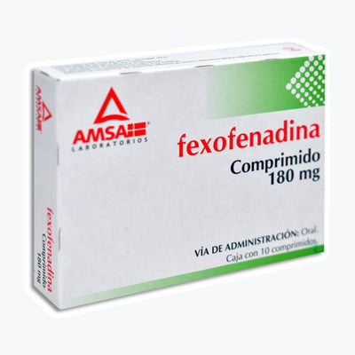 FEXOFENADINA 10 COMP 180 MG