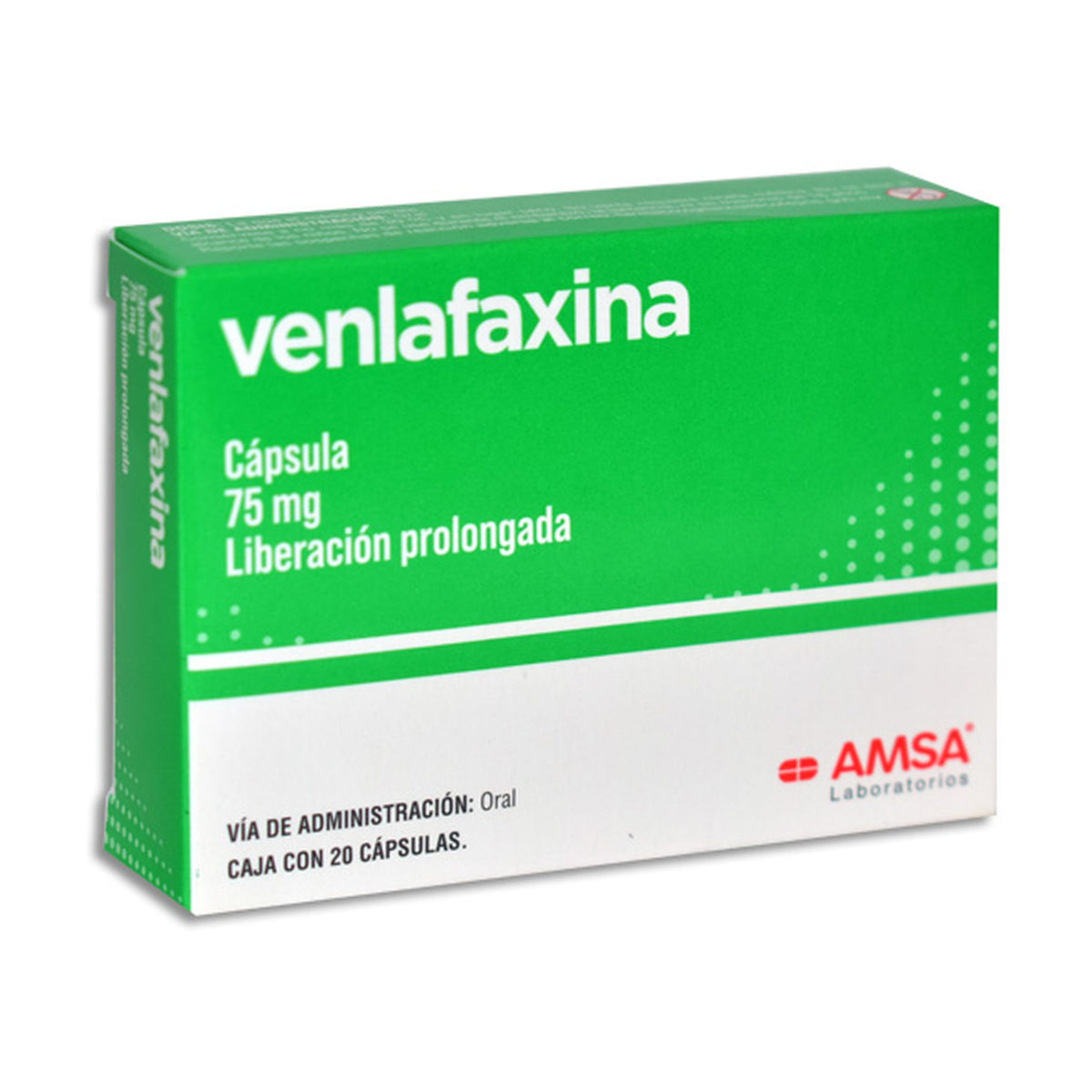 VENLAFAXINA LP 20 CAP 75 MG