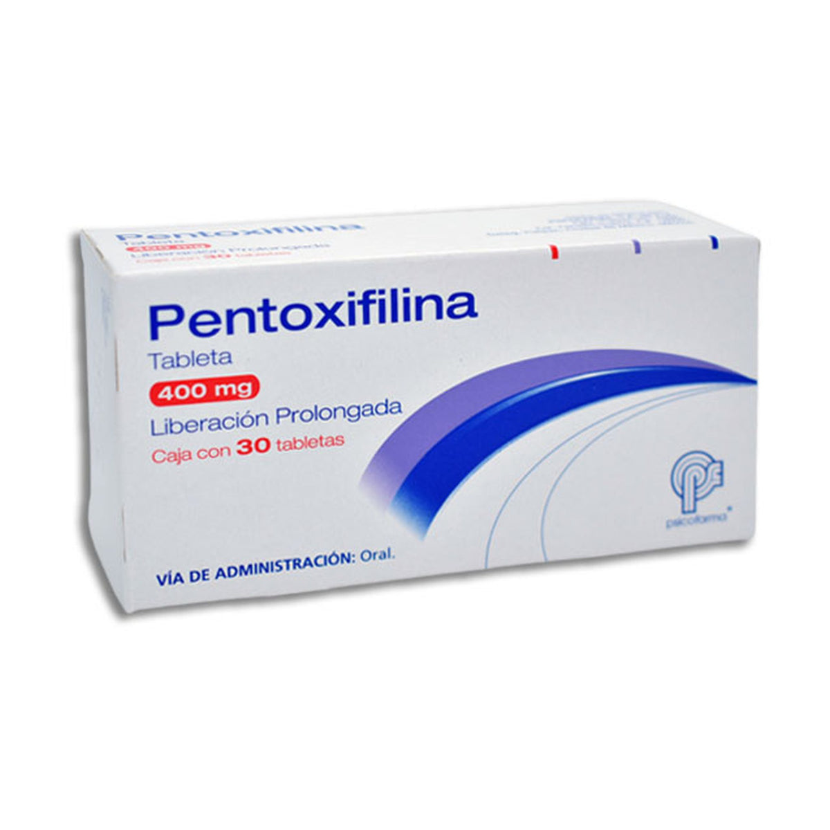 PENTOXIFILINA LIB PROL 30 GRAG 400 MG