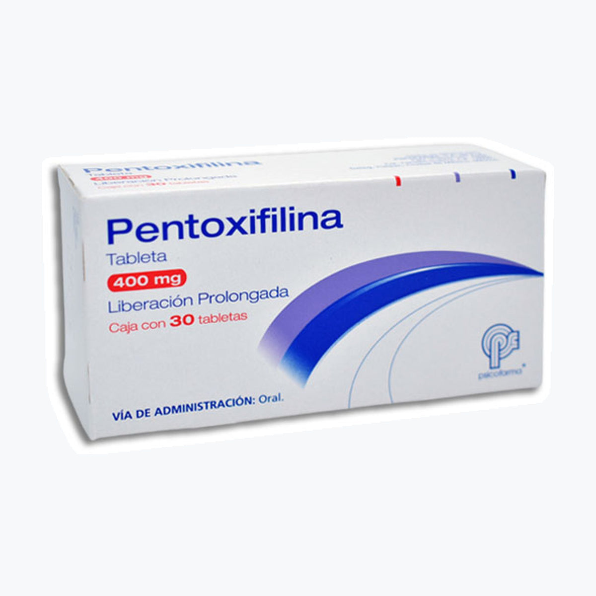 PENTOXIFILINA LIB PROL 30 GRAG 400 MG