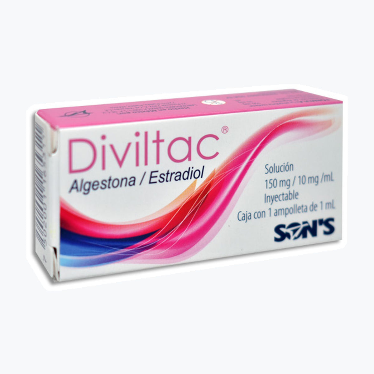 DIVILTAC 1 FA 150/10MG/1 ML