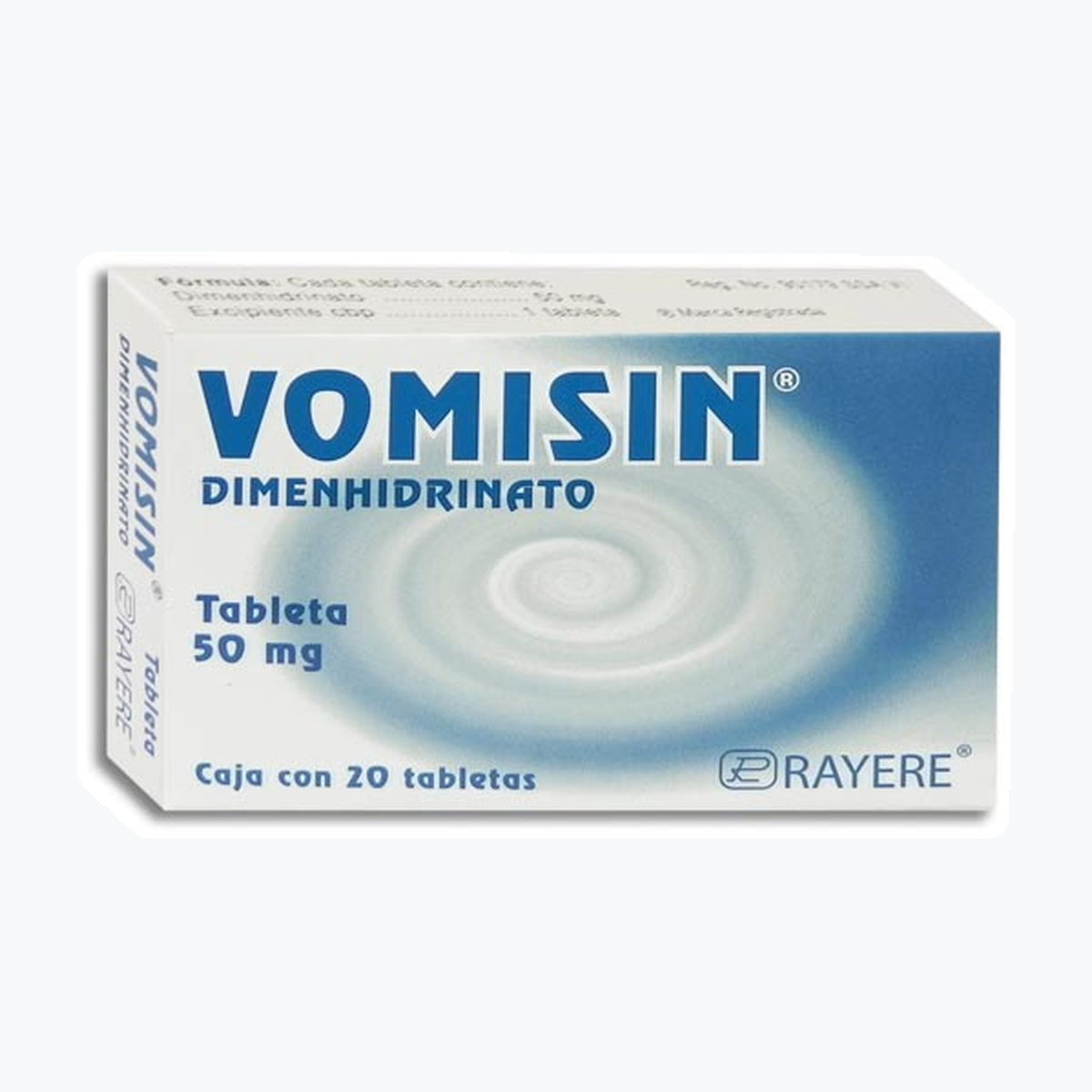 VOMISIN 20 TAB 50 MG